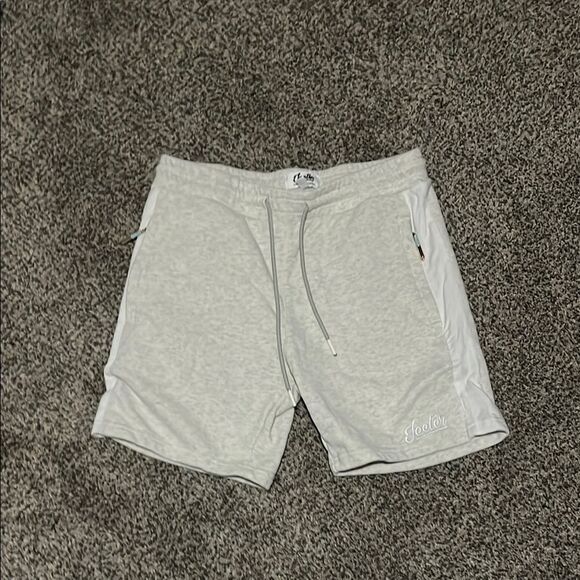 Mens heather grey jeeters lux shorts - Picture 1 of 3